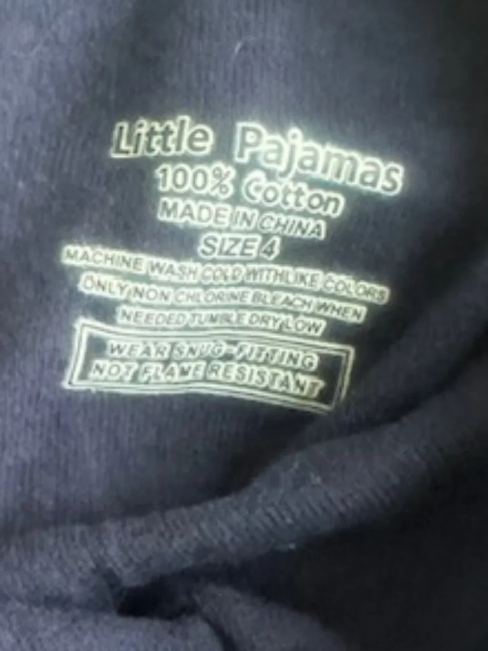 Little Pajamas Boy's 4 Cotton Snug Fit